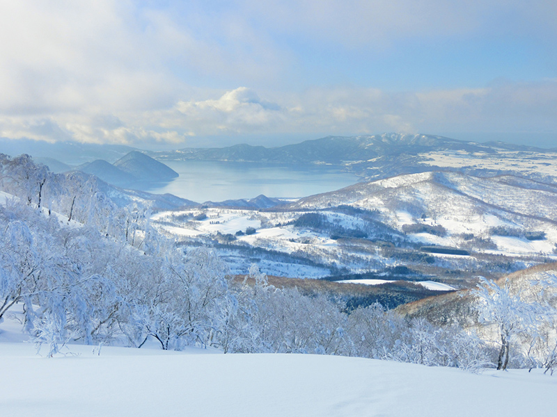 北海道の雪景色